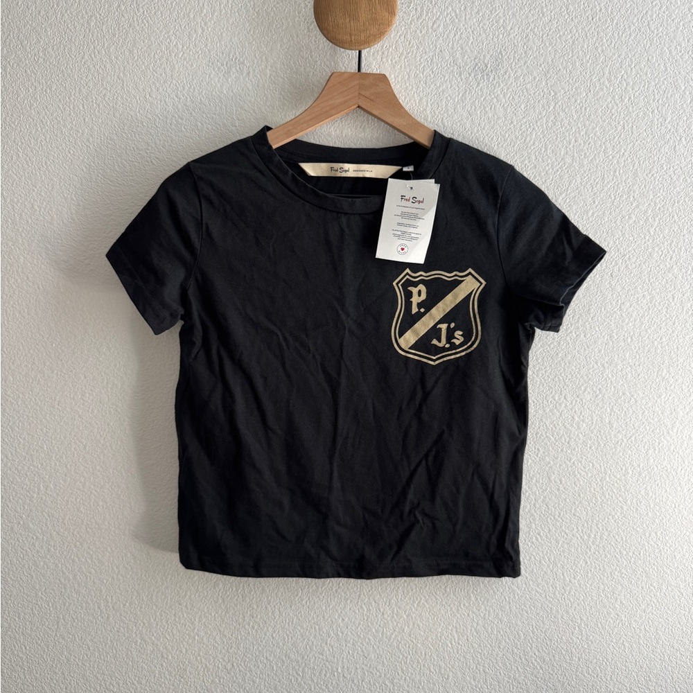 Fred Segal Black P.J.'s Tshirt NEW NWT